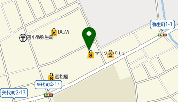 おたからや マックスバリュ弥生店の地図画像