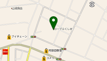 おたからや コープふくしま梁川店の地図画像