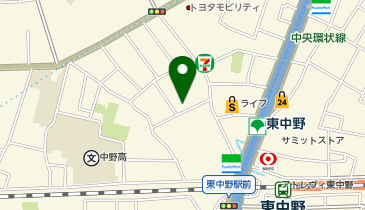 おたからや 東中野ギンザ通り店の地図画像