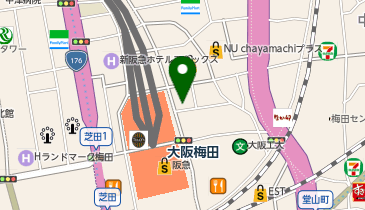 おたからや 梅田茶屋町本店の地図画像
