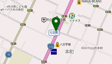 おたからや アズ七日町店の地図画像