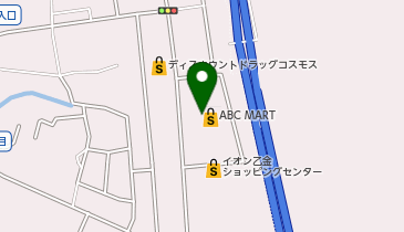 おたからや イオン乙金店の地図画像