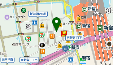 おたからや 新宿西口店の地図画像