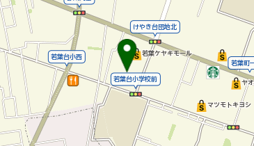 おたからや 若葉ケヤキモール店の地図画像