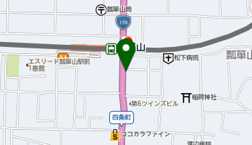 おたからや 瓢箪山駅前店の地図画像
