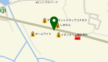おたからや イオンタウン豊後高田店の地図画像