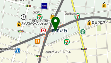 おたからや 自由が丘駅南口店の地図画像