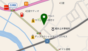 おたからや サニータウン四万十店の地図画像