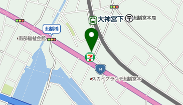 おたからや 大神宮下駅本店の地図画像