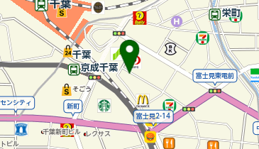 おたからや 千葉駅東口本店の地図画像