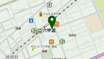 おたからや メイン六甲店の地図画像