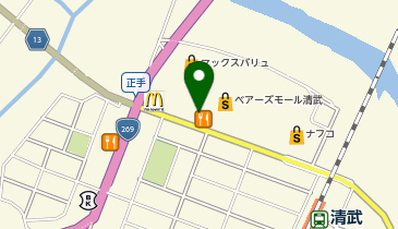 おたからや ベアーズモール清武店の地図画像