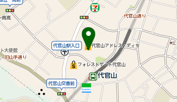 おたからや 代官山アドレス・ディセ店の地図画像