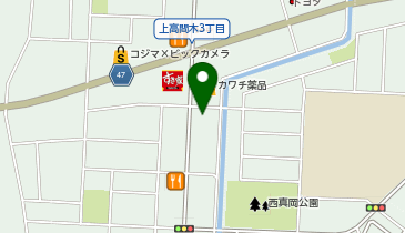 おたからや 高間木通り店の地図画像