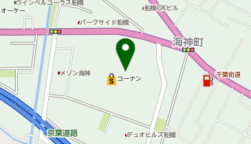 おたからや コーナン京葉船橋店の地図画像