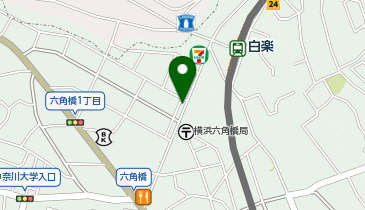 おたからや 白楽六角橋店の地図画像