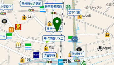 おたからや 渋谷本店の地図画像