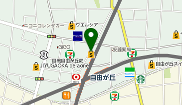 おたからや 自由が丘デパート店の地図画像