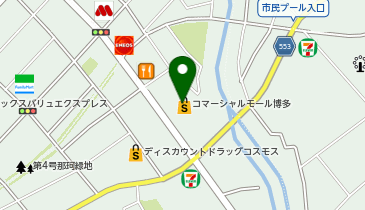 おたからや コマーシャルモール博多店の地図画像