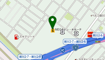 おたからや MEGAドン・キホーテ新川店の地図画像