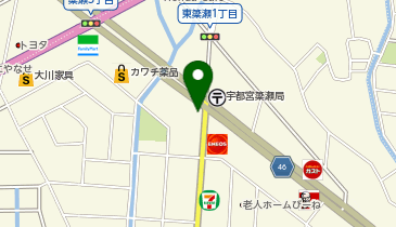 おたからや 宇都宮簗瀬店の地図画像