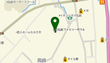 おたからや さくら野百貨店弘前ラフォルテ店の地図画像