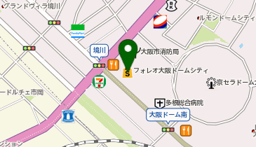 おたからや フォレオ大阪ドームシティ店の地図画像