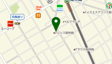 おたからや 南林間西口店の地図画像