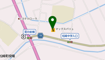 おたからや マックスバリュ松崎店の地図画像