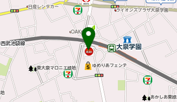 おたからや 大泉学園ゆめりあフェンテ店の地図画像
