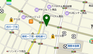 おたからや さくら野百貨店青森本店の地図画像