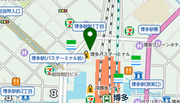 おたからや 博多バスターミナル店の地図画像