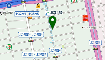 おたからや 北34条店の地図画像
