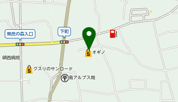おたからや オギノ峡西店の地図画像