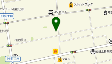 おたからや 上杉北六通り店の地図画像