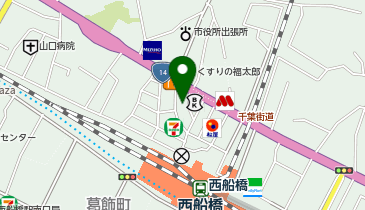 おたからや 西船橋駅北口店の地図画像