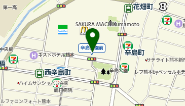 おたからや サクラマチクマモト店の地図画像