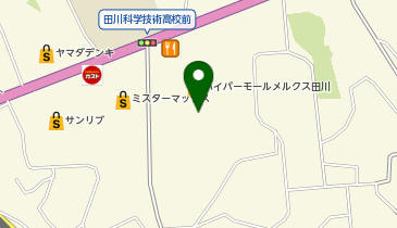 おたからや メルクス田川店の地図画像