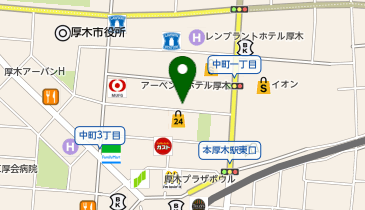 おたからや 本厚木駅北口店の地図画像
