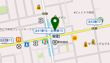 ハウスドゥ 札幌栄町の地図画像