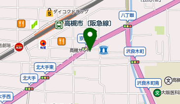 ハウスドゥ 阪急高槻南の地図画像