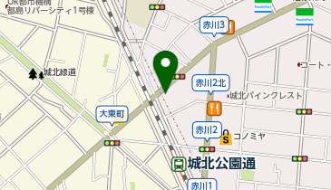 ハウスドゥ 城北公園の地図画像