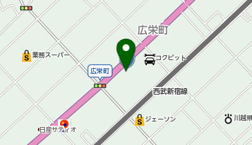 ハウスドゥ!川越中央店の地図画像