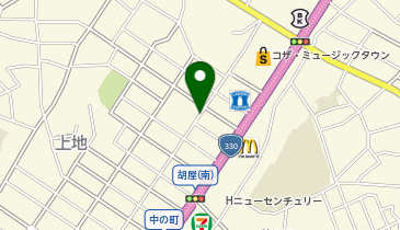 ハウスドゥ 沖縄上地の地図画像