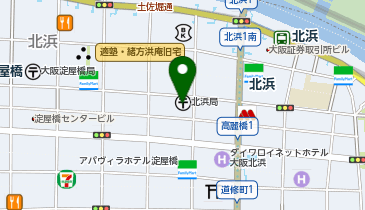 ハウスドゥ 家・不動産買取専門店 北浜の地図画像