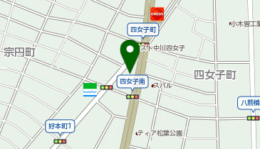 ハウスドゥ 中川四女子の地図画像