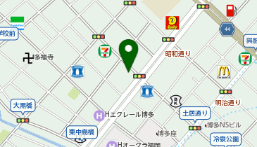 ハウスドゥ 家・不動産買取専門店 博多中洲の地図画像
