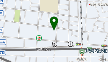 ハウスドゥ 河内永和北の地図画像