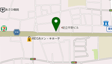 ハウスドゥ 足立平野環七通りの地図画像