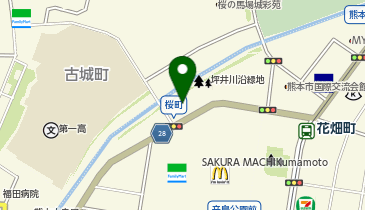 ハウスドゥ 熊本桜町の地図画像